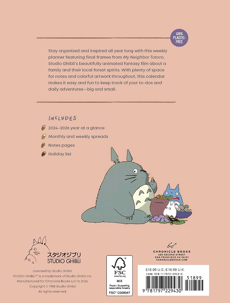 Amazon.com: Studio Ghibli My Neighbor Totoro 2025 Engagement